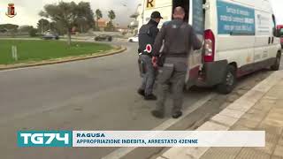 RAGUSA  APPROPRIAZIONE INDEBITA ARRESTATO 42ENNE [upl. by Uchida216]