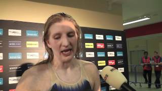 Rebecca Adlington wins 800m Free gold at British Champs 2012 [upl. by Wanonah]