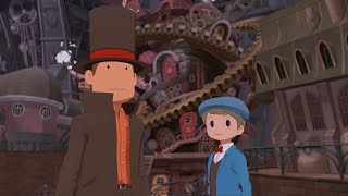 Professor Layton and The New World of Steam Trailer 3 Soundtrack [upl. by Wachter]