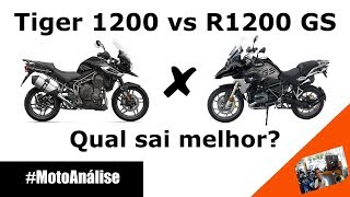 Comparativo BMW R1200 GS vs Triumph Tiger 1200 [upl. by Aisek513]