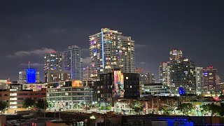 Evening City Night Downtown San Diego California [upl. by Neiman897]