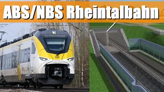 Doku Aus und Neubaustrecke KarlsruheBasel 2021  Die Rheintalbahn als Gotthardzulauf [upl. by Afra]