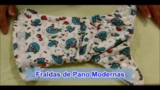 Fraldas de Pano Modernas Linum  Dicas de Uso e Lavagem [upl. by Meehsar]