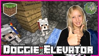 Elevator for Dogs in Minecraft  playing with ronaldOMG [upl. by Kulseth]