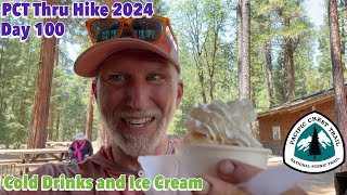 Day 100  Cold Drinks and Ice Cream  Pacific Crest Trail 2024 ThruHike [upl. by Ahsieyt]