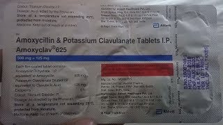 Amoxycillin and potassium clavulanate tablets ip 625 in hindiamoxyclav 625 tablet uses in hindi [upl. by Acim]