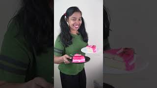 Sister VS Me 🍓 Eating Strawberry Cake 🎂 Behno ki NokJhok 😜 minkutinku shorts comedy funny cake [upl. by Lyris168]