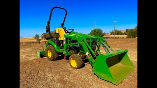 I Got a John Deere 1025R  Full Walkaround and Ride Along [upl. by Assirk]