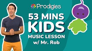 Learn Music Singing amp Rhythm  Mr Rob Compilation for Kids  Solfege Rhythm Colors Notes [upl. by Feilak]