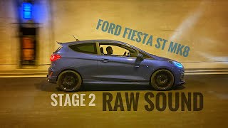 Ford Fiesta ST MK8  Stage 2  Acceleration Sounds RAW [upl. by Anilet]