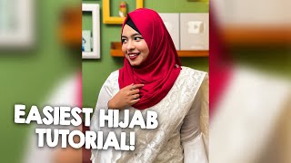 Easiest And Most Requested Hijab Tutorial  FAIZA [upl. by Arlan364]