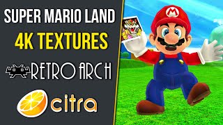 How to Install Super Mario 3D Land 4K Texture Pack in RetroArch Citra 3DS Emulator [upl. by Kere]