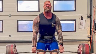 Hafthor Sets A NEW Comeback Deadlift PR [upl. by Haydon]