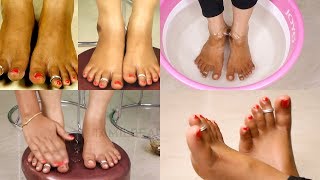 Feet Whitening Pedicure at Home  Remove Sun Tan amp Whiten Your Skin [upl. by Niajneb]