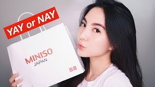 MINISO One Brand Makeup Tutorial  First Impression amp Honest Review [upl. by Hayidah103]