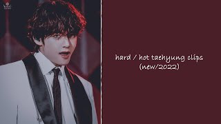 hardhot taehyung clips for edits 2022  scene pack [upl. by Annalise]