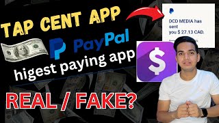 Tap Cent Application Payment proof  Review App Real  Fake Earning App Today make money online [upl. by Royden]