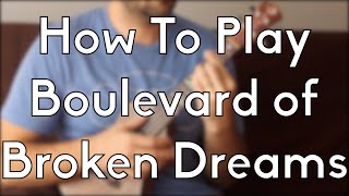 Boulevard of Broken Dreams  Ukulele Tutorial Learn Beginner Songs wtabs and solo [upl. by Orabelle304]