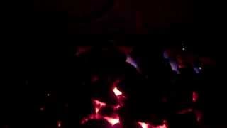 Coal Anthracite Burning in Coal Stove [upl. by Suirred]