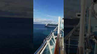 November 7 2024  Sapphire Princess Enchanted Princess joining us at St Maarten [upl. by Jabe]