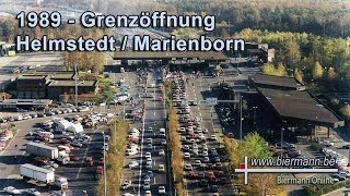 Grenzöffnung Helmstedt  Marienborn 1989 [upl. by Suiradal]