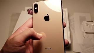 Bigger is Better Gold iPhone XS Max 256GB Quick Unboxing [upl. by Atiniuq]