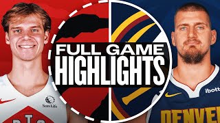 RAPTORS at NUGGETS  FULL GAME HIGHLIGHTS  November 4 2024 [upl. by Attennaej336]