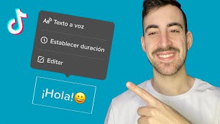 ¿Cómo poner TEXTO a VOZ en TikTok ✅ Activar voz de narrador en Español [upl. by Uird89]