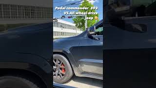 AWD SRT JEEP VS 392 SCATPACK with a pedal commander shorts viral [upl. by Eelamme]