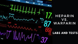 Heparin vs Warfarin  Labs and Tests [upl. by Nareik]