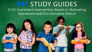 BT Exam Study Guide  Motivating Operations and Discriminative Stimuli [upl. by Kessia]