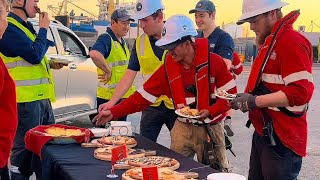 Svitzer Maria Arrival Pizza Party [upl. by Schott]