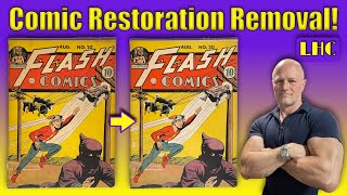 Revealed Results of Golden Age Comic Book Restoration Removal [upl. by Suivatal]