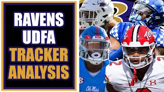 BALTIMORE RAVENS UNDRAFTED FREE AGENT NEWS AND ANALYSIS [upl. by Suvart]