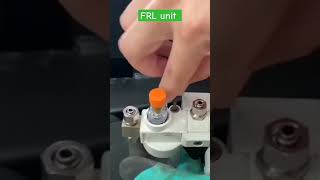 How to fill oil in lubricatorFRLpneumatic [upl. by Whitcomb]