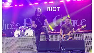 Riot  Three Days Grace live at Alpen Flair 2023 [upl. by Ixela]