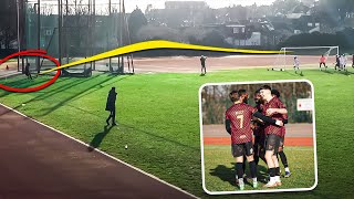 HOWS HE SCORED FROM THERE 🤯👀 SUNDAY LEAGUE UTR VS THE WALL [upl. by Lewak960]