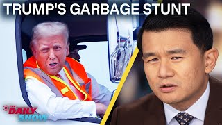 Trump Climbs Into a Garbage Truck amp Harris Gets Her Campaign Into Women’s Bathrooms  The Daily Show [upl. by Emera714]