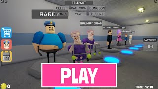 LIVE  PLAYING As NEW Barry MORPHS also USING POWERS NEW ROBLOX BARRYS PRISON RUN V2 OBBY [upl. by Arabela852]