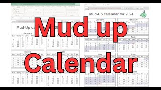 Mud Up Calendar Rotational Planner Sheet for Oilfield Personnel [upl. by Einhpets]