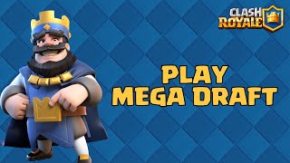 How to Play Mega Draft in Clash Royale 2024  Clash Royale Tutorial [upl. by Hazelton]