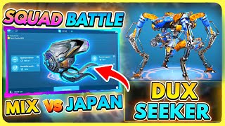 DUX dùng Drone SEEKER khắc chế DUX  ⚔️ Mix Squad vs JAPAN ｜ War Robot [upl. by Innej]