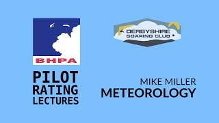 BHPA Pilot rating  Meteorology Part 1 [upl. by Ellingston]