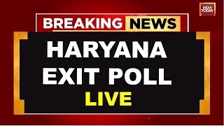 Haryana Exit Poll Live Haryana Assembly Exit Poll  Rajdeep Sardesai  Rahul Kanwal  India Today [upl. by Trebor]