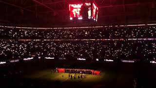 Abschied vom Bergbau  Das Steigerlied Auf Schalke vor dem Spiel Schalke vs Leverkusen [upl. by Chandal]