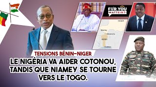 Tensions BéninNiger  Le Nigéria va aider Cotonou tandis que Niamey se tourne vers le Togo [upl. by Zanas]