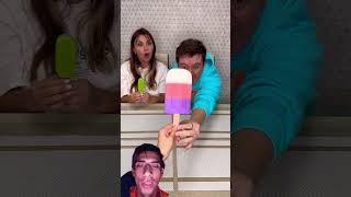 Choose green ice cream challenge Why did he replace real ice cream [upl. by Varien]