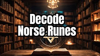 Decoding Ancient Norse Runes Unveiling Their Mysteries [upl. by Thera]