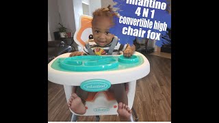 Infantino 4 in 1 Convertible High Chair FOX [upl. by Lezti]