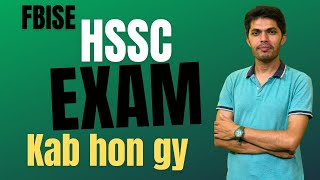 HSSC Exam schedule 2024 Fbise [upl. by Gninnahc]